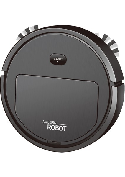 Smart Robot Vacuum Cleaner 3-In-1 Household Cleaning Machine Automatic Vacuum Cleaner,black (Yurt Dışından)