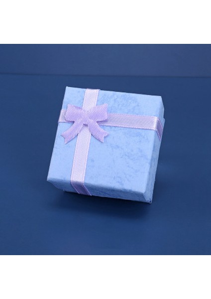 Erkekler ve Kadınlar Hediye Takı Takı Ambalaj Kutusu Küpe Yüzük Ekran Depolama Hediye Kutusu Mor (Yurt Dışından) modelleri