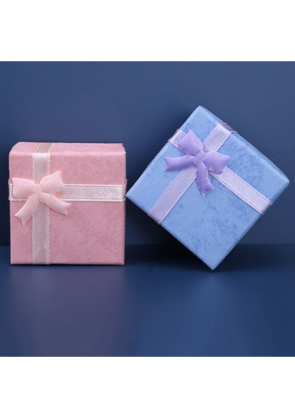 Erkekler ve Kadınlar Hediye Takı Takı Ambalaj Kutusu Küpe Yüzük Ekran Depolama Hediye Kutusu Mor (Yurt Dışından) indirimleri