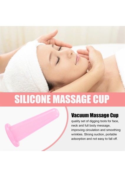 Natural Silicone Facial Cupping Vacuum Face Push Oil Shujing Suction Face Artifact Pink (Yurt Dışından) fırsatları