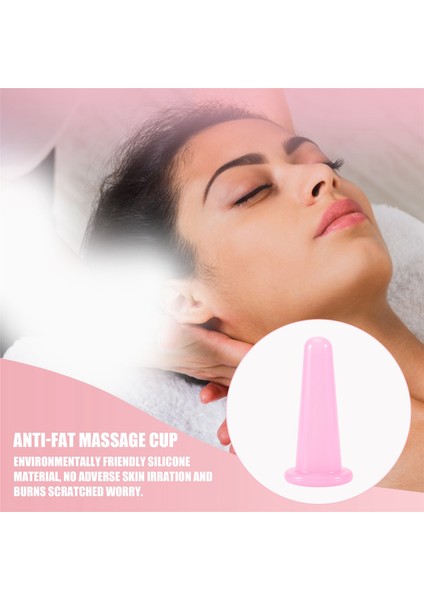 Natural Silicone Facial Cupping Vacuum Face Push Oil Shujing Suction Face Artifact Pink (Yurt Dışından) indirimleri