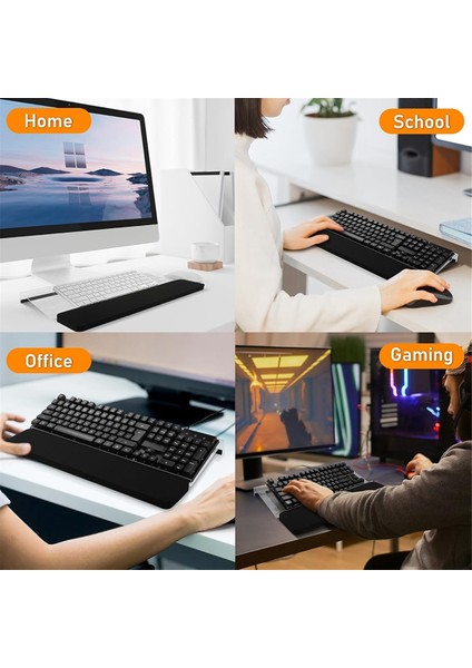 Computer Keyboard Stand , Acrylic Keyboard Riser Tilt For Desktop, Ergonomic Keyboard Holder For Office Home School (Yurt Dışından)