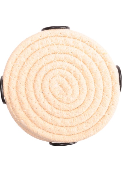 8 Pcs Drink Coasters With Holder, 4 Colors Absorbent Coasters For Drinks, Cotton Woven Coaster Set For Home Decor A (Yurt Dışından) modelleri