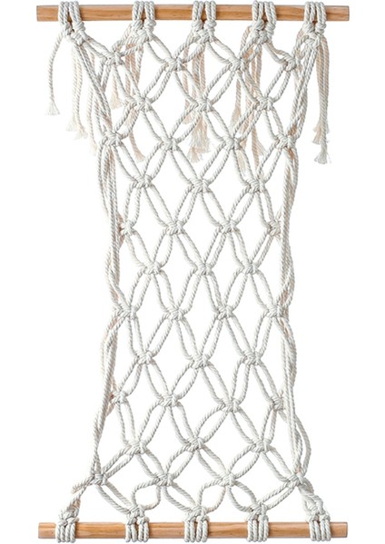 Mutfak Meyve ve Sebze Filesi Çantası El Dokuma Depolama Sepeti Asılı Büyük Kapasiteli Dolap Saklama Çantası (Yurt Dışından)