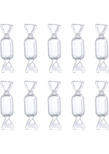 Şeker Şekli Şeffaf Makyaj Saklama Kutusu Mini Taşınabilir Küpe Takı Çantası Seyahat Kozmetik Durumda Hediye Organizatör (Yurt Dışından)