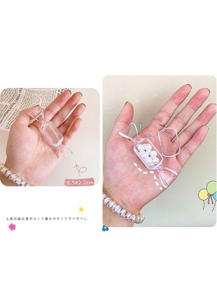 Şeker Şekli Şeffaf Makyaj Saklama Kutusu Mini Taşınabilir Küpe Takı Çantası Seyahat Kozmetik Durumda Hediye Organizatör (Yurt Dışından) fiyatları