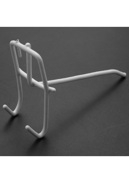 40 Pcs 3.9ınch Long White Metal Store Grid Wall Bracket Display Hooks (Yurt Dışından)