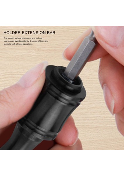 Bit Holder 1/4 Inch Hex Screwdriver Bits Holder Extension Bar Keychain Screw Adapter Drill Change Drill Bits Holder (Yurt Dışından) indirimleri