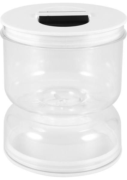 Pickle And Olive Hourglass Jar, Pickle Flip Jar Separated From Wet And Dry, Pickle Jar With Strainer Flip, Separator (Yurt Dışından)