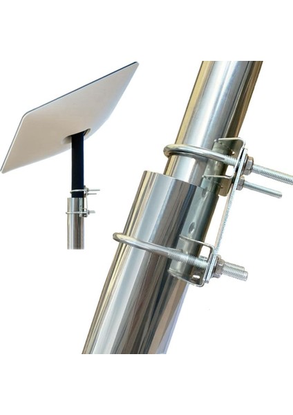 Universal Mount U-Bracket For Dish,heavy U-Bolt Clamp Bracket,roof Mast To Pole To Pipe Mounting Adapter (Yurt Dışından)