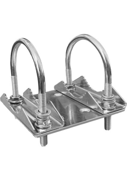 Universal Mount U-Bracket For Dish,heavy U-Bolt Clamp Bracket,roof Mast To Pole To Pipe Mounting Adapter (Yurt Dışından)