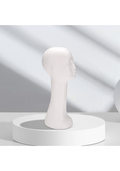 Long Neck Female Foam Head Model Glasses Hair Wig Mannequin Hat Stand (Yurt Dışından) modelleri