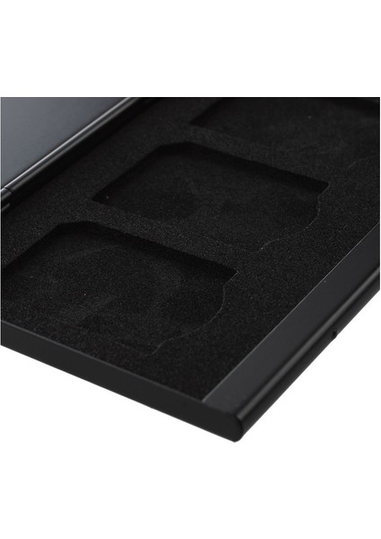 Kasa Iletim Kutusu Hafıza Kartı Depolama Alu Koruma. Siyah 6sd Için Sd Tf Flaş Için (Yurt Dışından) indirimleri