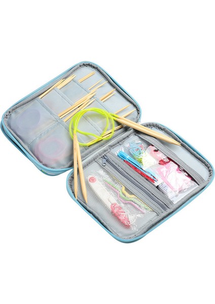 2x Empty Knitting Needles Case Travel Storage Organizer Storage Bag (Yurt Dışından) fiyatları