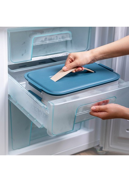Ev Taşınabilir Börek Kapaklı Kutu Buzdolabı Istiflenebilir Taze Tutma Saklama Kutuları Plastik Gıda Meyve (Mavi) (Yurt Dışından) fırsatları