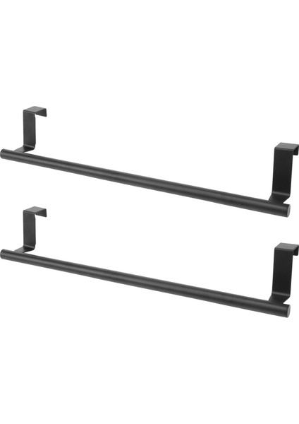 Over The Door Towel Rack, Kitchen Towel Holder, Over Cabinet Towel Bar, Matte Black 2 Pack,for Hand, Dish, Tea Towels (Yurt Dışından) fırsatları