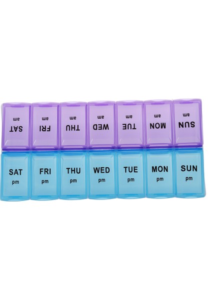 Seven Day Am & Pm Pill And Tablet Storage Box With 14 Compartments (Yurt Dışından) fiyatları