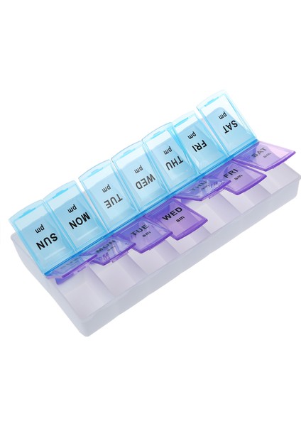 Seven Day Am & Pm Pill And Tablet Storage Box With 14 Compartments (Yurt Dışından) fırsatları