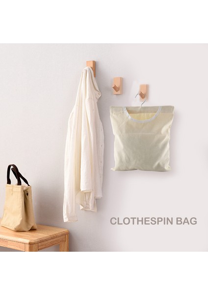 Clothespin Storage Bag Hanging Laundry Clothes Pin Organizer Washable Clothespin Storage Bags (Yurt Dışından) fiyatları