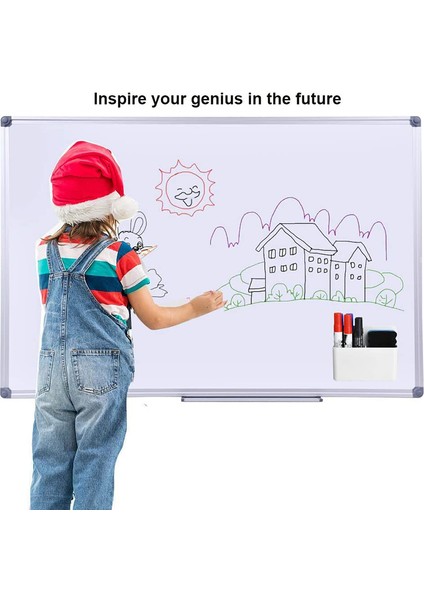 Manyetik Kuru Silme Işaretleyici Tutucu, Beyaz Tahta Için Kalem ve Silgi Tutucu, Manyetik Kalem Kupası Yardımcı Depolama Organizatör (Yurt Dışından) fırsatları