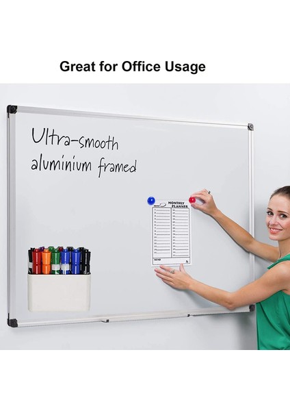 Manyetik Kuru Silme Işaretleyici Tutucu, Beyaz Tahta Için Kalem ve Silgi Tutucu, Manyetik Kalem Kupası Yardımcı Depolama Organizatör (Yurt Dışından) indirimleri