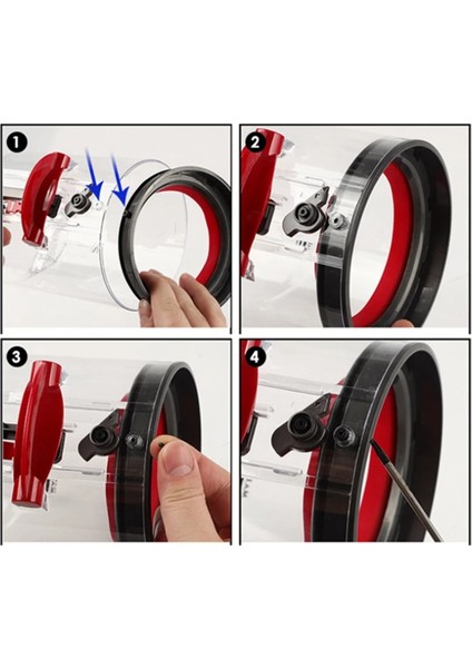 V12 Slim / V10 Hayvan Süpürgesi Için Üst Sabit Sızdırmazlık Halkası Toz Kutusu Kovasının Üst Sabit Sızdırmazlık Halkası (Yurt Dışından)