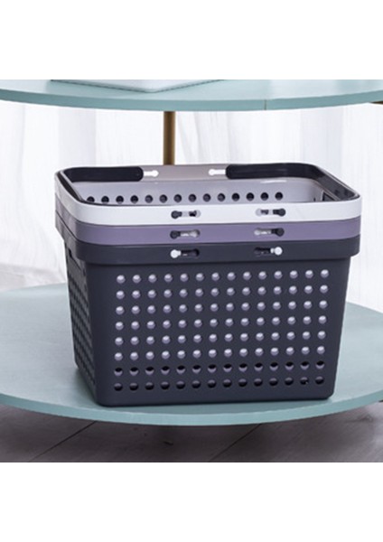 Taşınabilir Depolama Sepeti Kirli Elbise Sepeti Kalınlaşmış Sepet Gri (Yurt Dışından) fırsatları