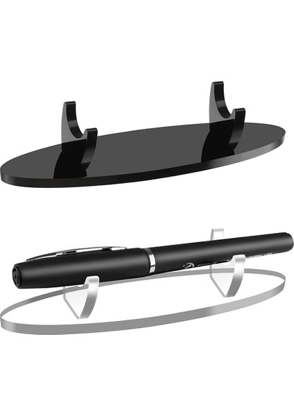 2 Adet Akrilik Kalemlik Ekran Standı Masası Kalem Sopa Tutucu Şeffaf Kalemlik Saklama Kutusu (Yurt Dışından)