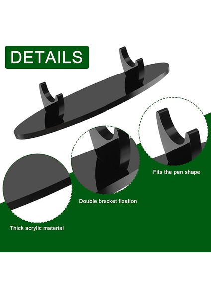 2 Adet Akrilik Kalemlik Ekran Standı Masası Kalem Sopa Tutucu Şeffaf Kalemlik Saklama Kutusu (Yurt Dışından) indirimleri