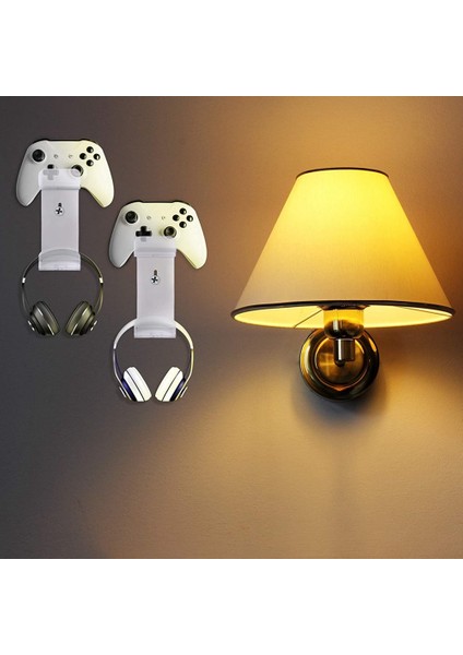 Hsv Kumanda Ekran Standı Ps3/ps4/ps5 Tutma Yeriyle Uyumlu, Gamepad Duvara Monte Tutucu Kulaklık Braketi-Siyah (Yurt Dışından) indirimleri