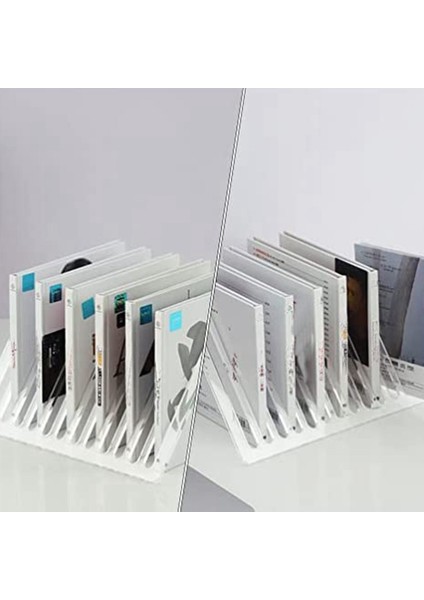 Masaüstü 12-Izgara Kitaplık Yüksek Şeffaf Kalınlaşmış Akrilik CD Depolama Rafı Kayıt Rafı Ev Ofis Için Uygun (Yurt Dışından) fırsatları