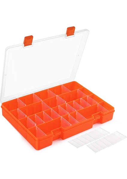 Ayarlanabilir Bölmeli Plastik Düzenleyici Kutu, Küçük Eşyalar Için 36 Izgaralı Saklama Kabı, 36 Bölmeli Saklama Kutusu (Yurt Dışından)