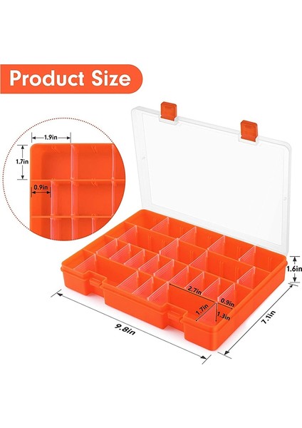 Ayarlanabilir Bölmeli Plastik Düzenleyici Kutu, Küçük Eşyalar Için 36 Izgaralı Saklama Kabı, 36 Bölmeli Saklama Kutusu (Yurt Dışından) fiyatları
