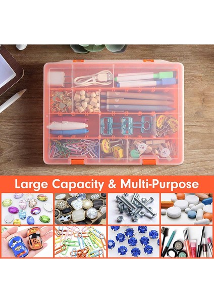 Ayarlanabilir Bölmeli Plastik Düzenleyici Kutu, Küçük Eşyalar Için 36 Izgaralı Saklama Kabı, 36 Bölmeli Saklama Kutusu (Yurt Dışından) indirimleri