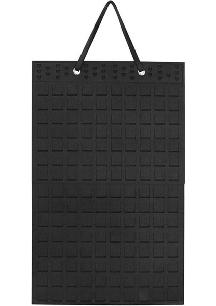 Hanging Jewellery Organiser, Foldable Hanging Earring Holder, Holds Up To 300 Pairs For Girls And Women, Black (Yurt Dışından)