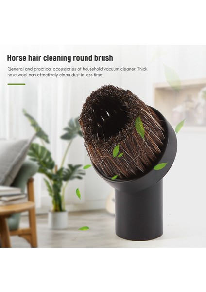 32MM Dusting Brush Dust Tool Attachment For Vacuum Cleaner Round Horse Hair (Yurt Dışından) fırsatları