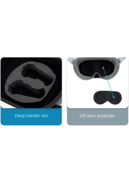 Taşınabilir Vr Saklama Çantası Pıco 4 Vr Kulaklık Seyahat Taşıma Çantası Eva Saklama Kutusu Için Pico 4 Pro Koruyucu Saklama Çantası (Yurt Dışından) indirimleri