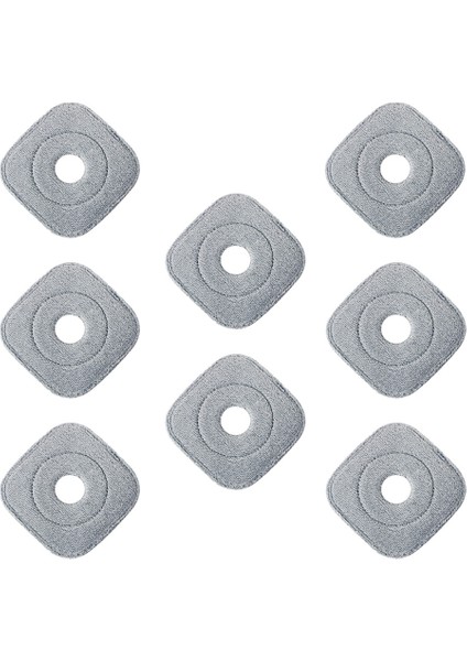 8pcs Mop Cloth For Mop Squeeze Mop Automatic Separation Rotating Cleaning Floors Mop Pads Cloth (Yurt Dışından)