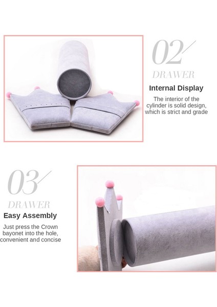 Saç Bandı Depolama Rafı Taç Izle Firkete Asılı Küpeler Takı Tutucu Kafa Halat Depolama Standı Saç Çember Raf B (Yurt Dışından) fiyatları