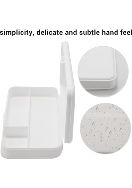 Büyük Kapasiteli Sadelik Kalem Kutusu Saklama Kutusu Işaretleyici Kalem Kalem Kutusu Bölmesi Depolama Su Geçirmez Kalem Kutusu-Beyaz (Yurt Dışından) fiyatları