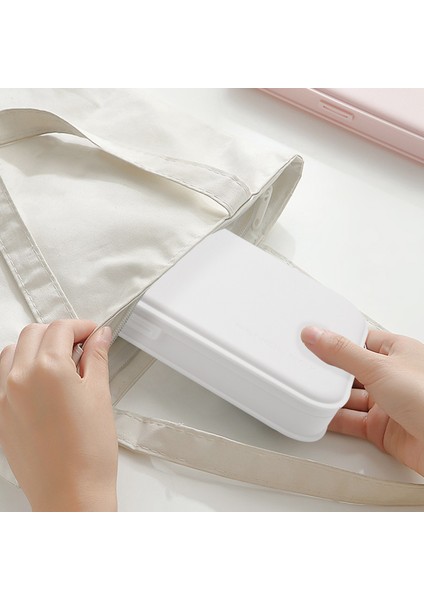 Büyük Kapasiteli Sadelik Kalem Kutusu Saklama Kutusu Işaretleyici Kalem Kalem Kutusu Bölmesi Depolama Su Geçirmez Kalem Kutusu-Beyaz (Yurt Dışından) fırsatları