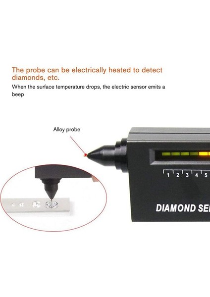Portable Electronic Diamond Tester Pen, Used For Diamond, Gem, Crystal, , Jade, Hardness Testing Tool (Yurt Dışından) indirimleri