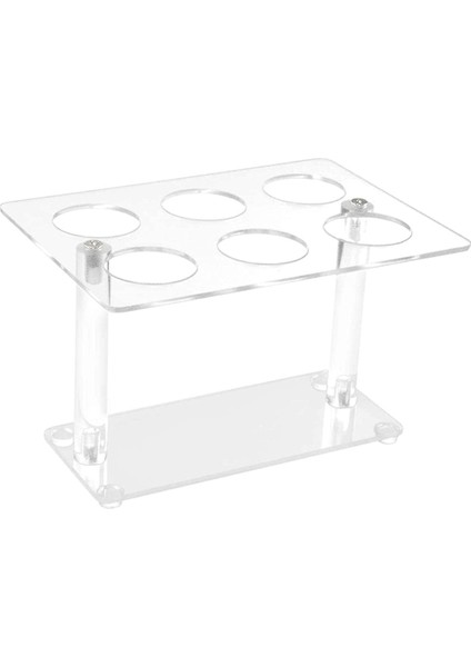 1pcs Cone Holder, Clear Acrylic Ice Cream Cone Holder, Cone Display Stand, Sushi Hand Roll Stand Cone Holders (6 Holes) (Yurt Dışından)