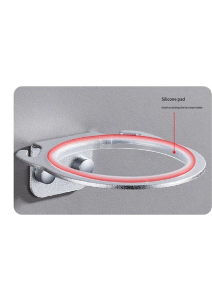 Wall-Mounted Hair Dryer Holder Household Bathroom Hair Dryer Storage Rack Storage Rack Hanger (Yurt Dışından) fiyatları