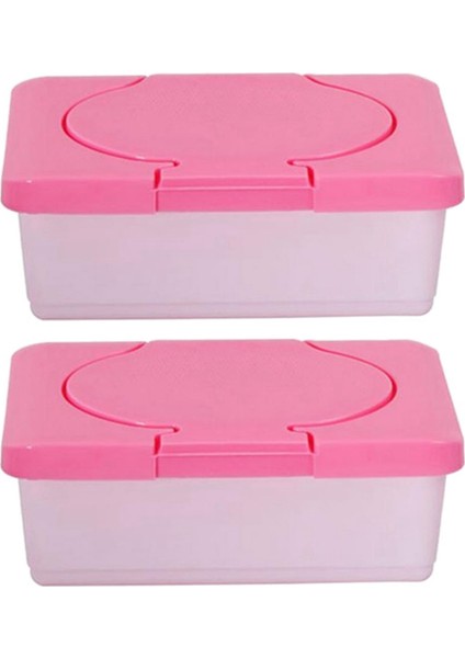 2x Dry & Wet Tissue Paper Case Care Baby Wipes Napkin Storage Box Holder Container (Yurt Dışından)