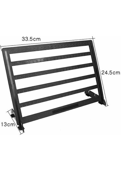 Simple 240 Holes Jewelry Organizer Stand Black Plastic Earring Holder Fashion Earrings Display Rack Jewelry Rack (Yurt Dışından) modelleri