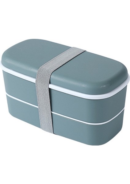 Microwavable 2 Layer Lunch Box With Compartments Leakproof Bento Box Insulated Food Container Lunch Box Green (Yurt Dışından)