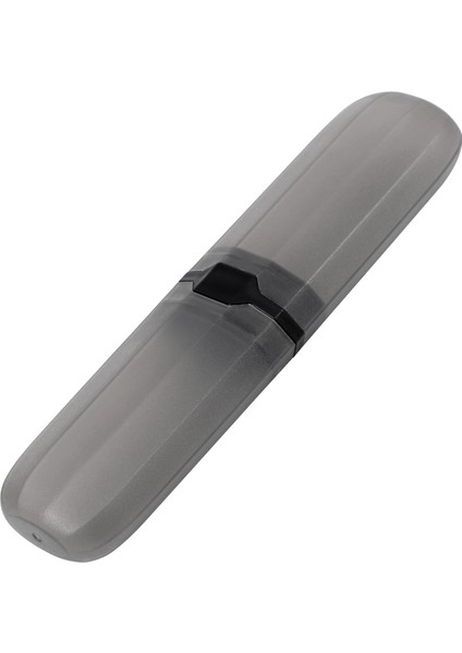 Travel Toothbrush Case Stretchable Toothpaste Holder Container Anti Bacterial Adjustable Box Black (Yurt Dışından)