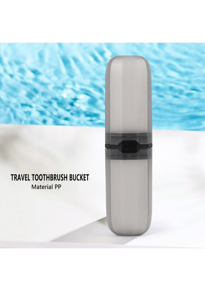 Travel Toothbrush Case Stretchable Toothpaste Holder Container Anti Bacterial Adjustable Box Black (Yurt Dışından) modelleri