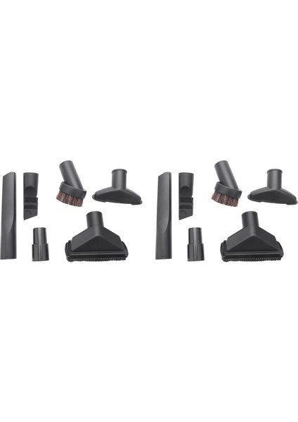 Universal Vacuum Cleaner Accessories Cleaning Kit Brush Nozzle Crevice Tool For 32MM& 35MM Standard Hose 12PCS (Yurt Dışından)